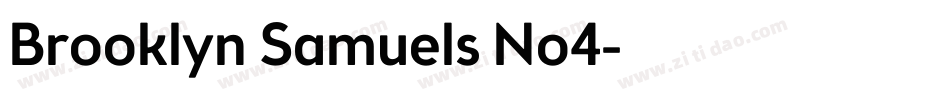 Brooklyn Samuels No4字体转换